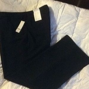 NEW Coldwater Creek Black Natural Bootcut Trouser